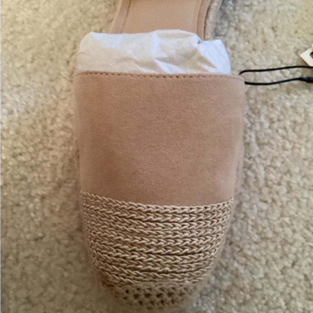 Zara Tan Espadrilles with Jute Sole and Ankle Ties (NO NEGOTIATIONS) - Picture 2 of 4